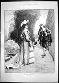 Antique Print Journeys End Lovers Meeting A Weatherstone Royal Windsor1897 19th