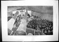 Antique Old Print Mediterranean Fleet Saloica Sunday Service New Blouses 1895