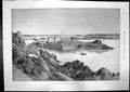Antique Old Print Island Philae Libyan Shore East Bank Nile Proposed Dam 1895