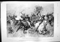 Old Antique Print Charge Afrikanders Battle Colenbrander Mrs Walford 1896 19th