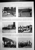 Antique Old Print Plague Stricken Bombay Body Pyre Funeral Smart Wrap 1898 19th