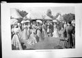 Antique Print Queens Garden Party Buckingham Palace Mrs Clifford Writer1896