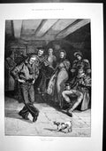 Antique Print Jacks Alive W Wollen Dancing Dog Mr Merryman Dancing Hat1891 19th