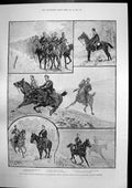 Antique Old Print Going Party Long Time Ago Redemption Gerald Rosecourt 1892