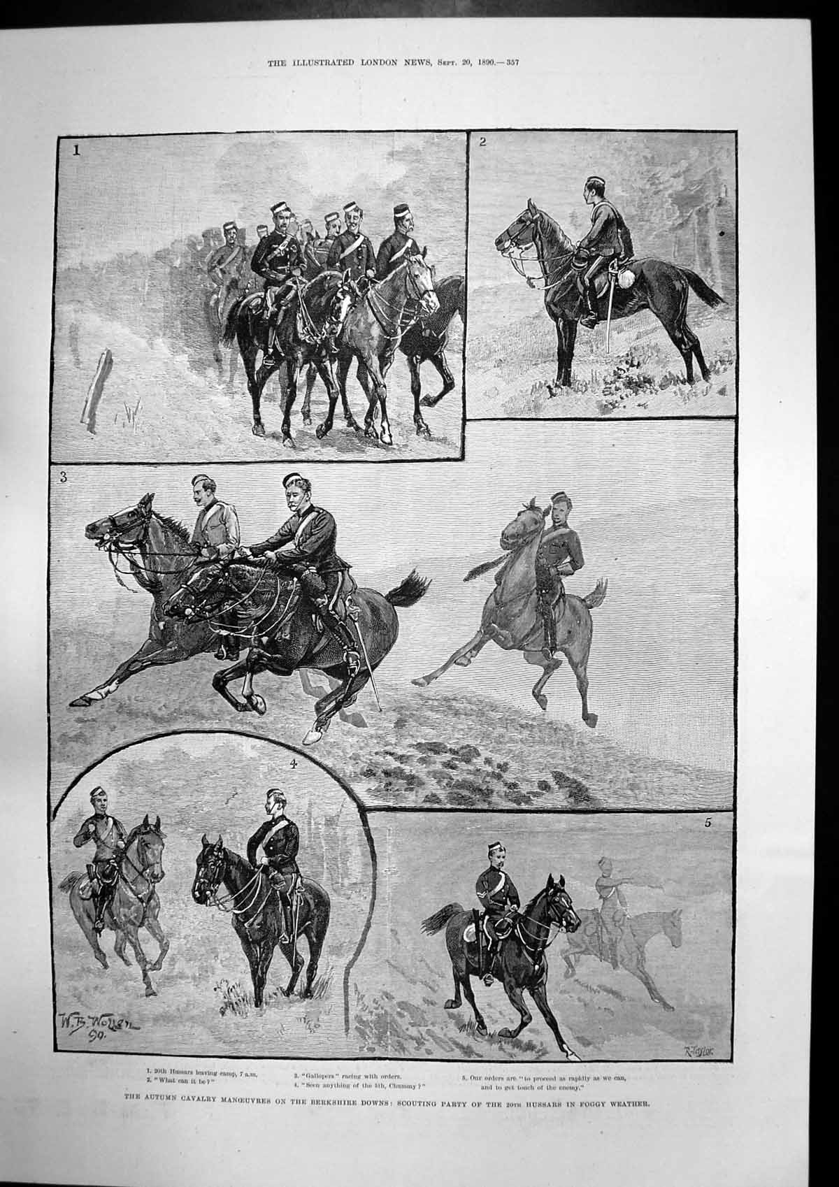 Antique Old Print Going Party Long Time Ago Redemption Gerald Rosecourt 1892
