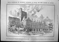 Old Print Bangor College Rip Van Winkle Country Baths Alcazar Seville1907 20th