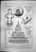 Old Print St Pauls Moisture Foundations Telemeter Calculating Ranges1907 20th