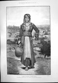 Antique Print Woman Nazareth H Schmalz Briton Riviere Ra Treasure Trove1891