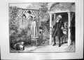 Old Print Surprised Browne Britannia Cowes Fisheries Exhibition Truro1893 19th