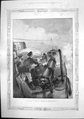 Old Antique Print Duke York Command Torpedo Boat Command Hms Thrush 1893 19th