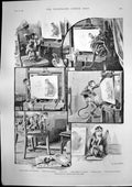 Old Antique Print Things Not Always What They Seem Monkey Pears Soap 1889 19th