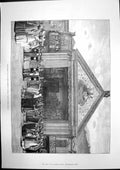 Antique Old Print Passion Play Ober Ammergau Bavaria Christus Mary Judas 1890