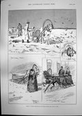 Old Siberia Winter Frozen Yenesei Grasse Queens Residence Cannes1891 Victorian