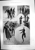Old Skating Palace Us War Ship Maine Destroyed Ali Musjid Gorge 1898 Victorian