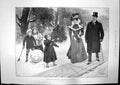 Antique Print March Goes Out Like Lion H Burgess Tynemouth Jetty Storm 1898