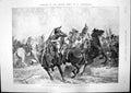 Antique Old Print Battle Alexandria Ralph Abercromby Twelth Night Dalys 1894
