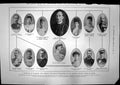Old Print Family Tree King Christian Denmark Descendants Nero Stage 1906 20th