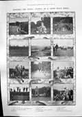 Old Antique Print Hunting Stoat Dickens Cheeryble House Manchester 1907 20th