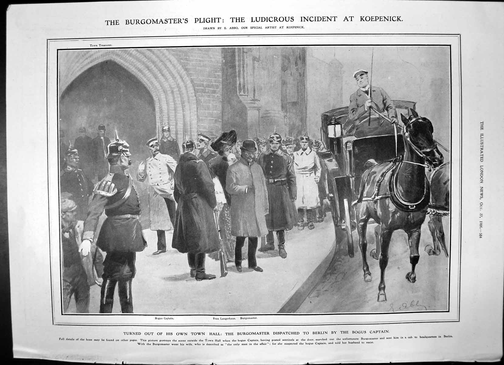 Antique Old Print Burgomaster Berlin Pernette Contant Accident Velodrome 1906