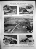 Antique Old Print Motor Racing Isle Man New Theatre Royal Covent Garden 1906