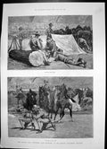 Antique Print Victoria Rifle Volunteers Islington Common Winner Derby 1891 19th