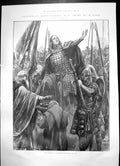 Antique Print Coronation Edward Son Alfred Prince Wales Visit Germany 1902 20th