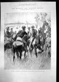 Old Print Salisbury Buluwayo C Rhodes Col Napier Bible Princess Maud 1896 19th