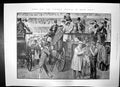 Antique Print Derby Day Lunch Epsom Downs Demonstation Education Bill 1903 20th