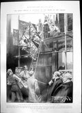 Antique Print Lady Jane Grey Accession 1553 Kings Emblem Order Garter 1902
