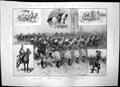 Antique Old Print Frence Army Sale Dunn-Gardner Collection Silver Plate 1902