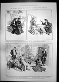 Antique Print 22A Curzon Street New Play Garrick Hms Victorious Aground1898