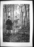 Old Antique Print Pheasant Shooting Gatehouse Chapel Worksop Abbey 1893 19th