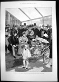 Antique Print Princess May Teck Prizes Floral Fete Late Lord Calthorpe 1893