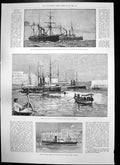 Antique Old Print Camperdown Repairs Phaeton Edgar Survivors Victoria 1893 19th