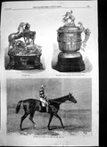 Antique Old Print Ascot Races Lecturer Winner Ascot Cup Royal Hunt Cup 1867