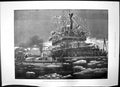 Antique Print Ice Snow Medway Sheerness Decoration St Pauls Cathedral 1895 19th