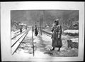 Antique Old Print Funeral Czar Alexander 111 Moscow Princess Bismarck 1894