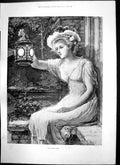 Antique Old Print Guiding Light Professor Behring D Ritchie Henry Herman 1894