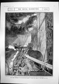 Antique Print Niobe Euryalus Battleships Kings Birthday Review Curragh 1906