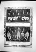 Antique Old Print Harvard Cambridge Boat Crews Royal Dublin Horse Show 1906