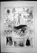 Antique Print Bondman New Play Drury Hopeless Morning After Gale Ship 1906 20th