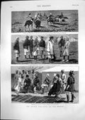 Antique Print Afghan War Sam Browne Jellalabad Plan Battle Isandlwhana1879 19th