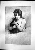 Old Calinerie Lady Cat P Belleuse Officers British Guiana Police 1895 Victorian