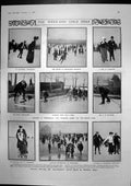Antique Old Print Londons CSnap Curlers Lockyers Cigarettes Palm Brand 1908