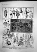 Antique Print Pantomine Rehearsal Drury Lane Late Queen Carola Saxony 1907 20th