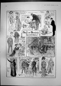 Old Print Sins Society Drama Drury Lane Sultan Mulai Hafid Councillor1907 20th