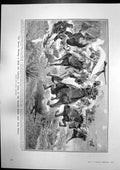 Antique Print Battle Casa Blanca Largest Locomotive World Erie Railway 1907