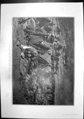 Antique Old Print Siers Rest After Battle Japanese Wounded Battle Shaho 1905