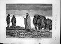Antique Old Print Funeral Hans Christian Petersen Alert Higher Latitude 1876
