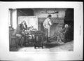 Old Print Claret Small Beer F Dadd Debutante Lord Lady Hicks Ygreck 1894 19th